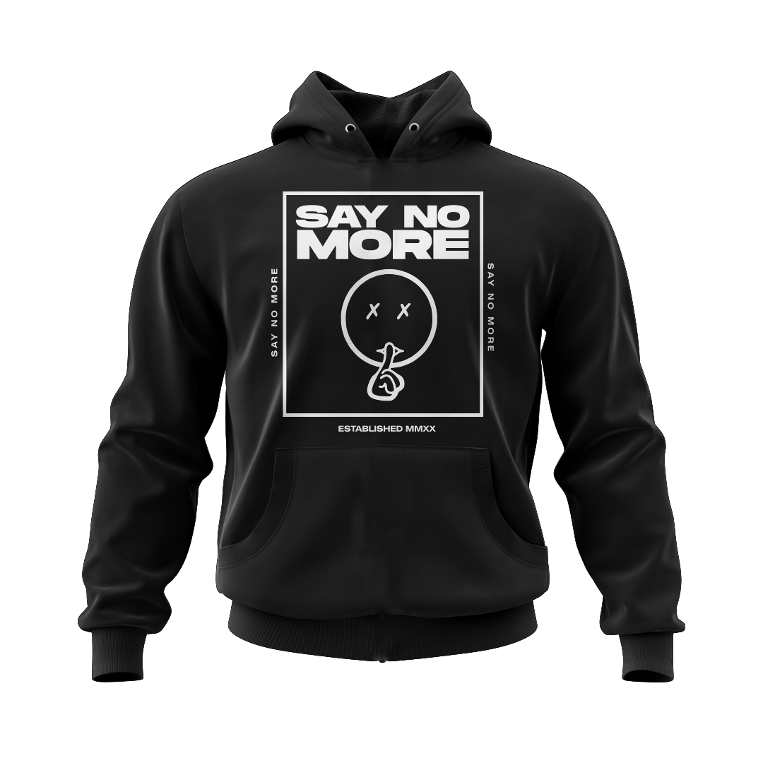 Classic Say No More Men Hoodie