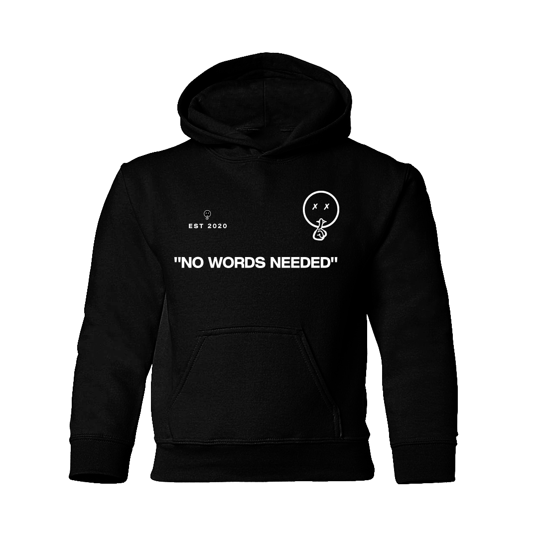 No Words Needed Kid Hoodie
