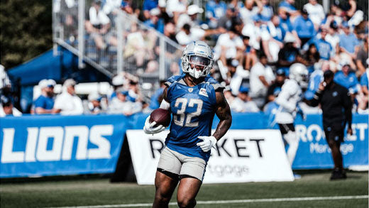 CAMP SPOTLIGHT: Running back D'Andre Swift